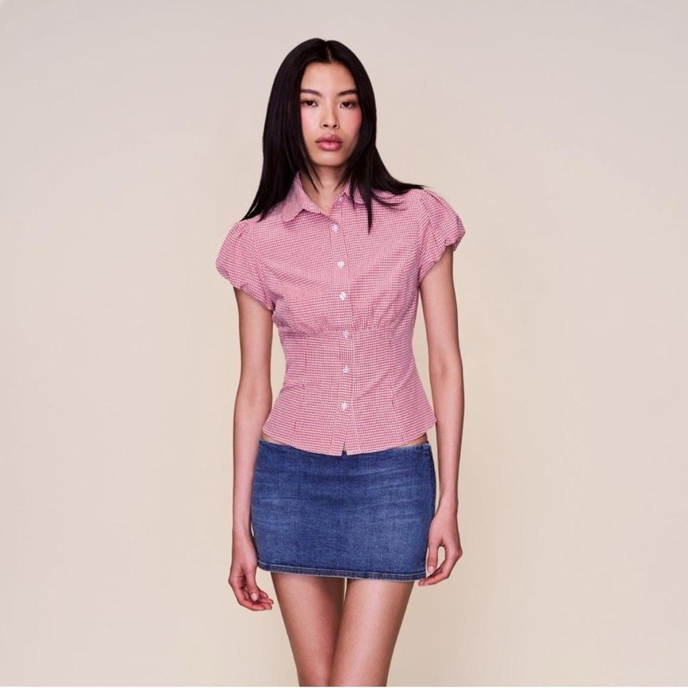 Guizio Gingham Liana top